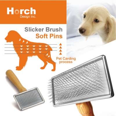 Wood Handle Pet Grooming Brush Manufacturer Pet Hair Removal Brush